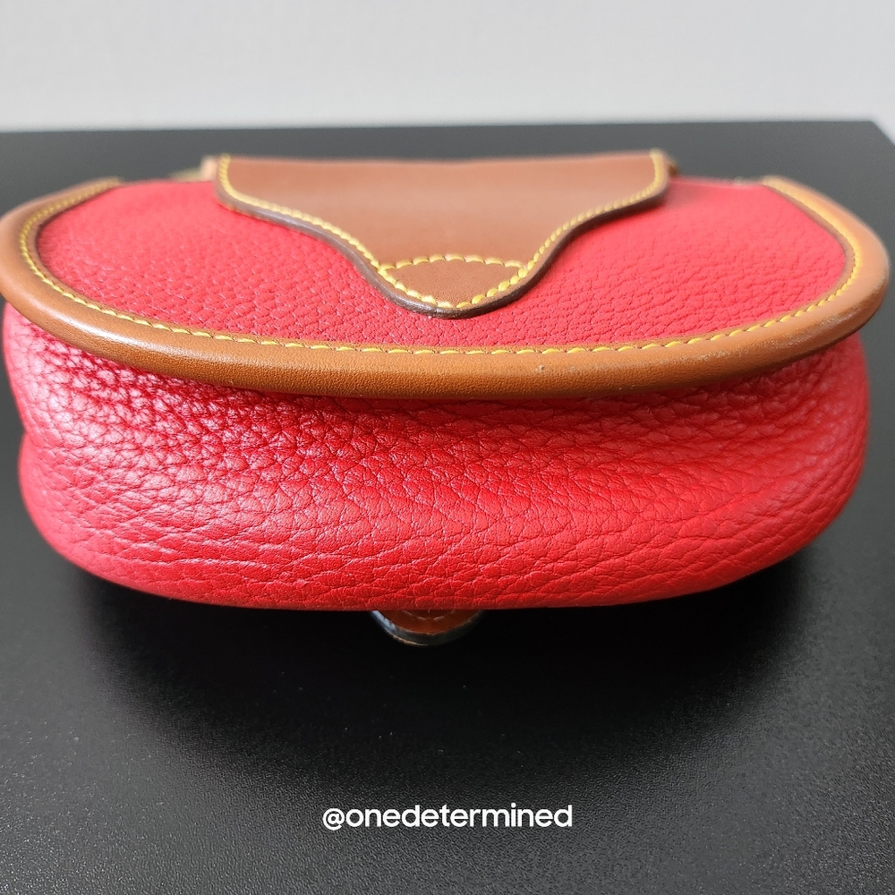 Vintage Dooney Red Leather Belt Bag - Picture 11 of 16